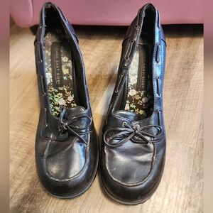 Vintage Mary Jane's Leather Heels Lower East Side Pumps